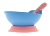 Baby Bowl & Spoon Set - Blue